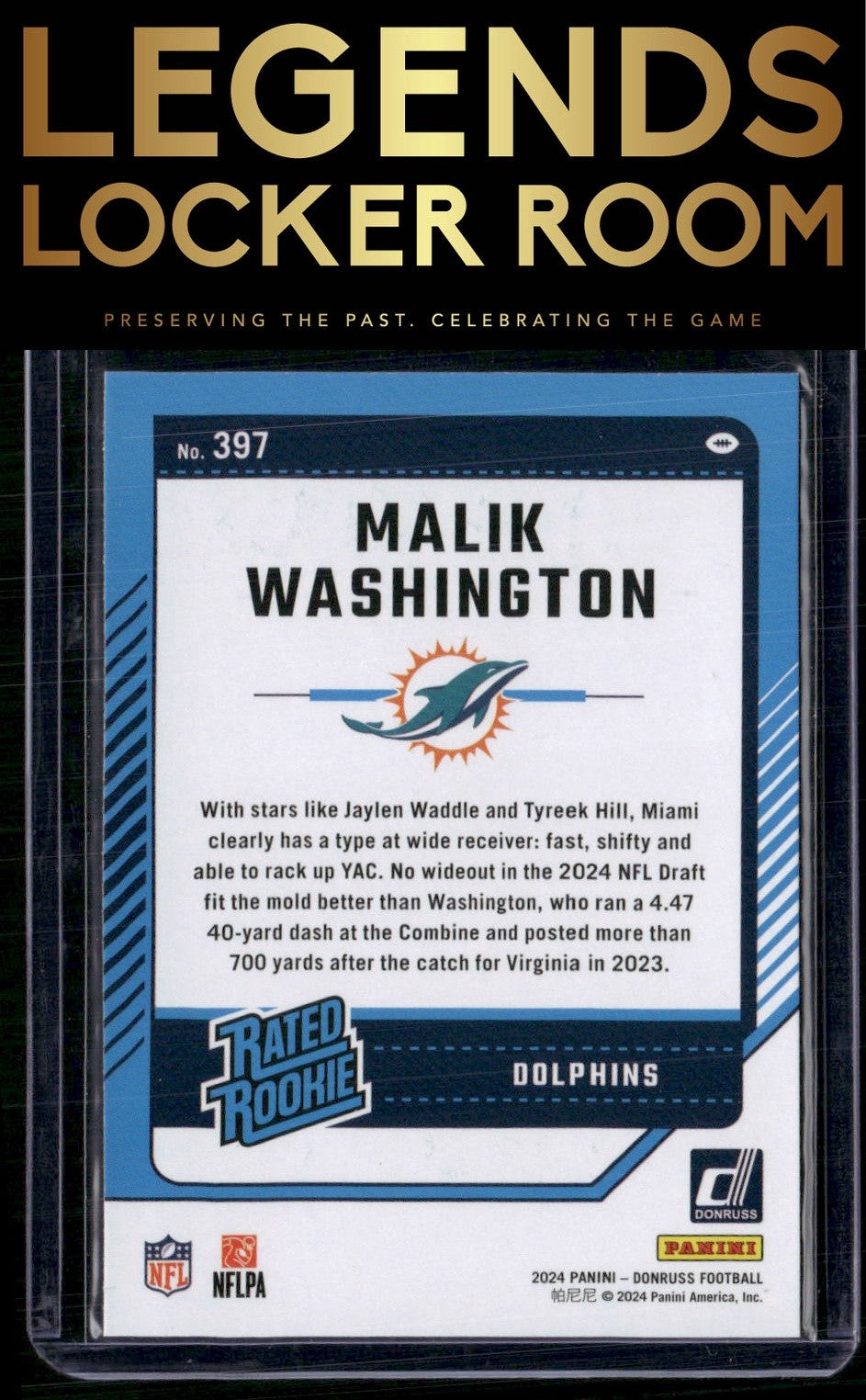 2024 Donruss #397 Malik Washington