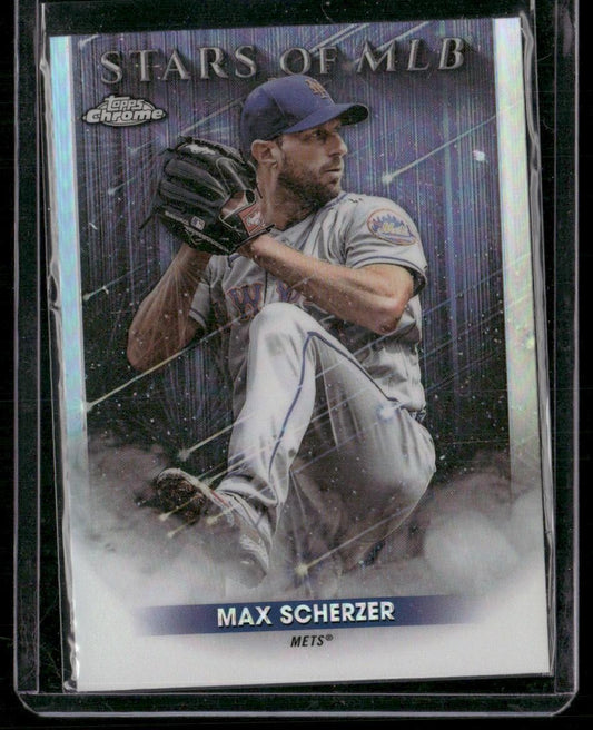 2022 Topps Update #SMLBC-74 Max Scherzer Stars of MLB Chrome