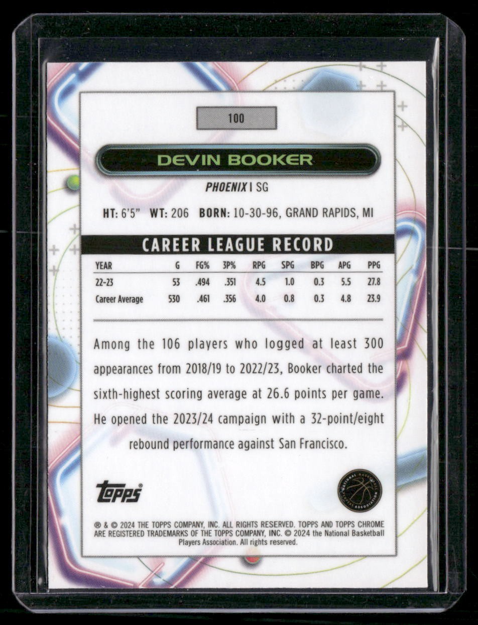 2023-24 Topps Chrome Cosmic #100 Devin Booker