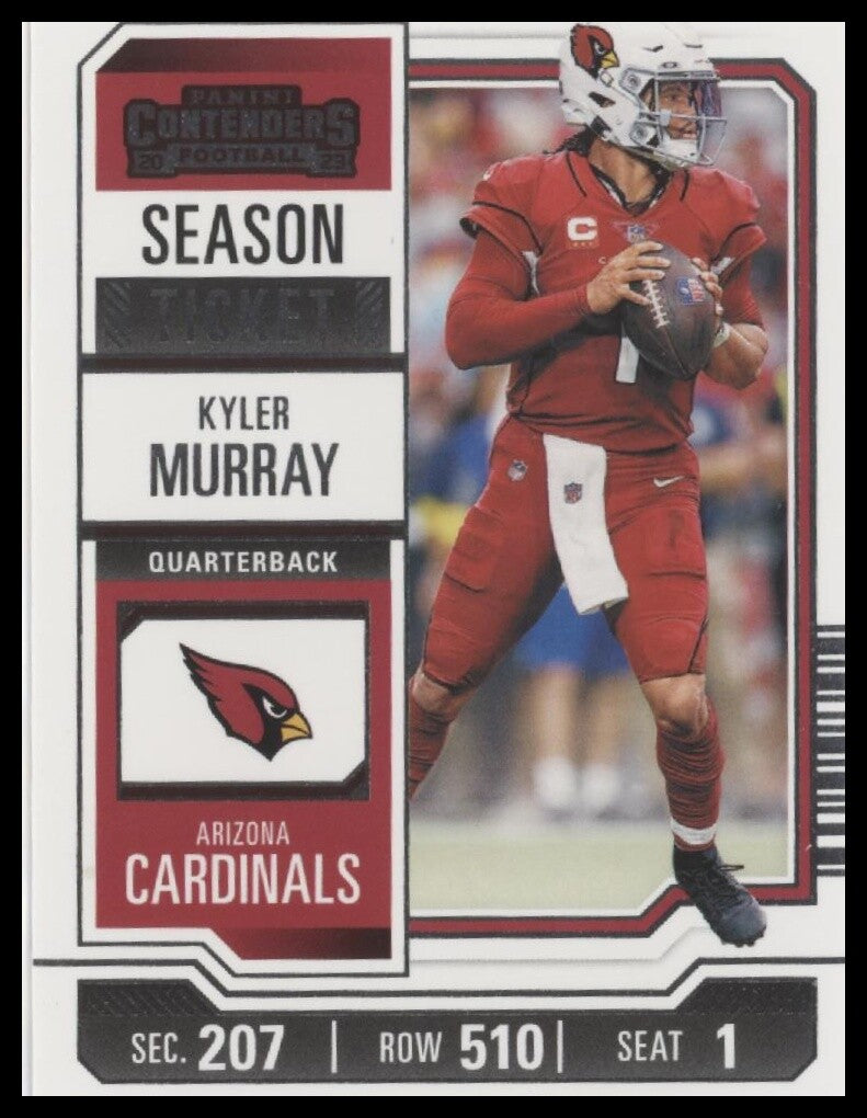 2023 Panini Contenders #3 Kyler Murray Season Ticket Retail