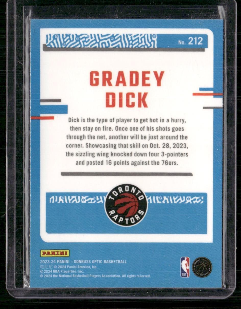 2023-24 Donruss Optic #212 Gradey Dick