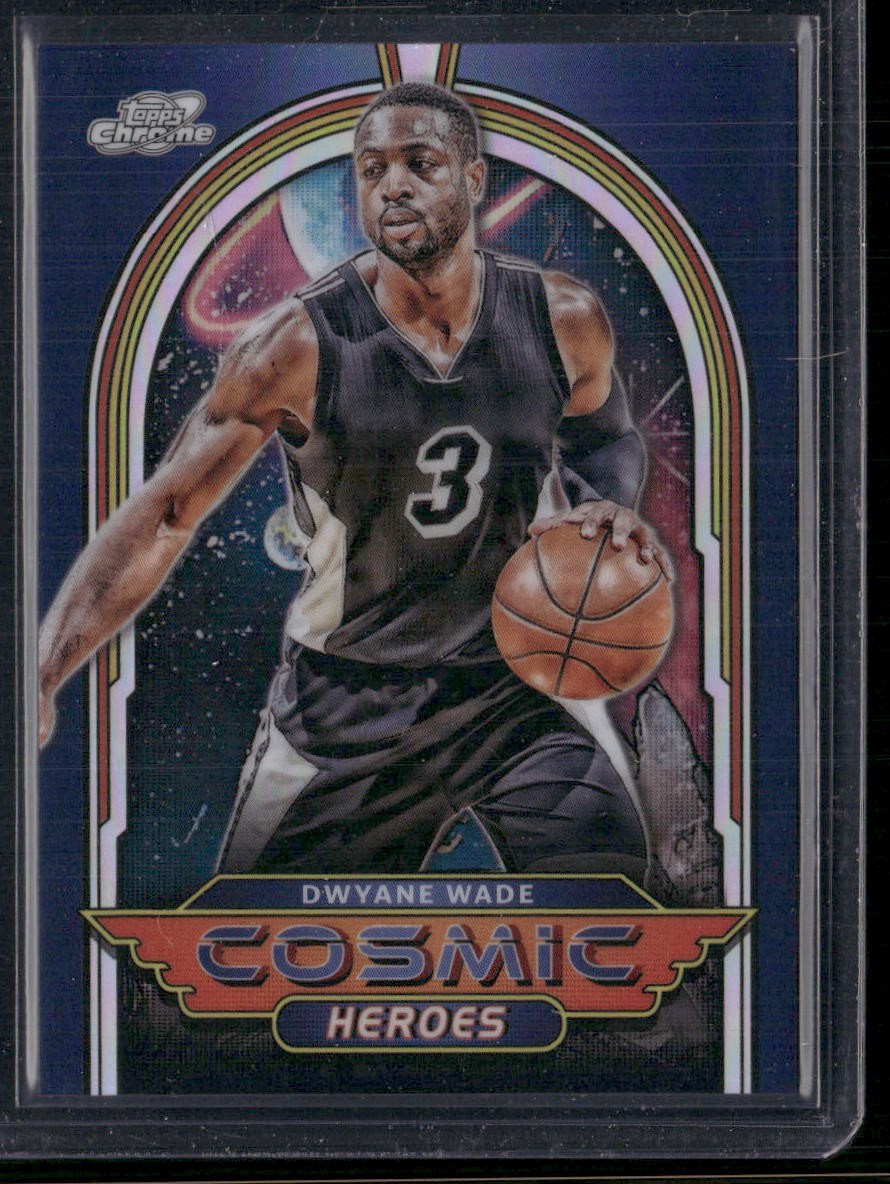 2023-24 Topps Chrome Cosmic #CH-10 Dwyane Wade Cosmic Heroes