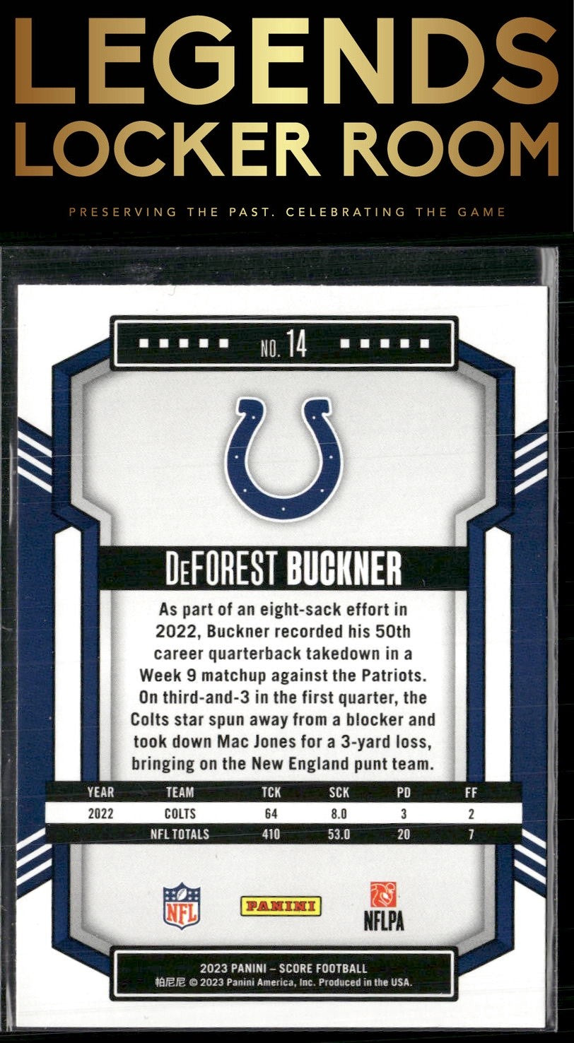 2023 Score #14 DeForest Buckner