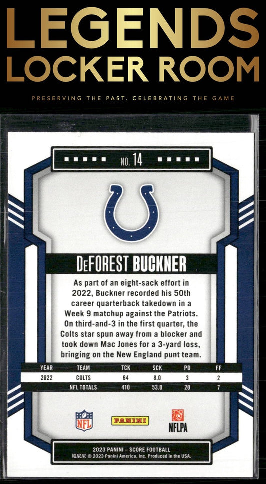 2023 Score #14 DeForest Buckner