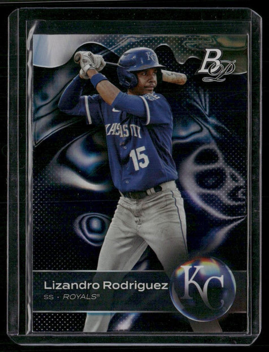 2023 Bowman Platinum #TOP-64 Lizandro Rodriguez Top Prospects