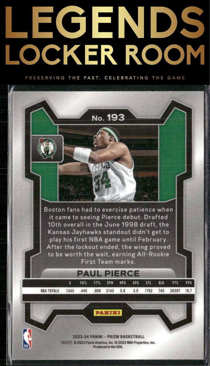 2023-24 Panini Prizm #193 Paul Pierce