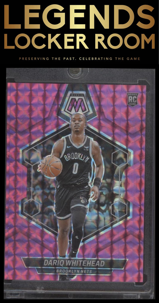 2023-24 Panini Mosaic #247 Dariq Whitehead Pink #/149