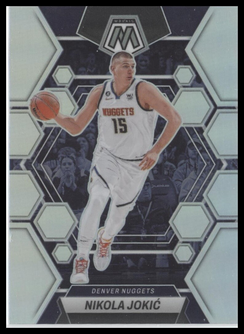 2022-23 Panini Mosaic #168 Nikola Jokic Silver