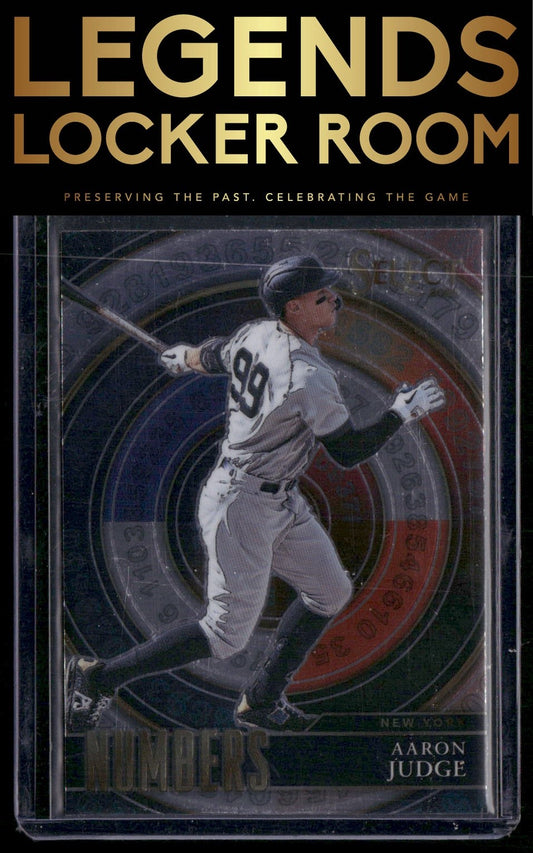 2022 Panini Select #SN2 Aaron Judge Select Numbers