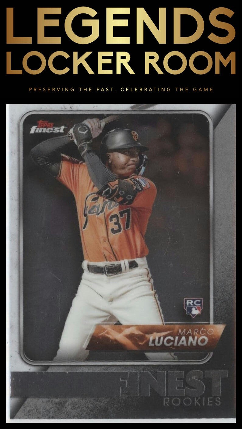 2024 Finest #FRD-14 Marco Luciano Finest Rookies Design Variations