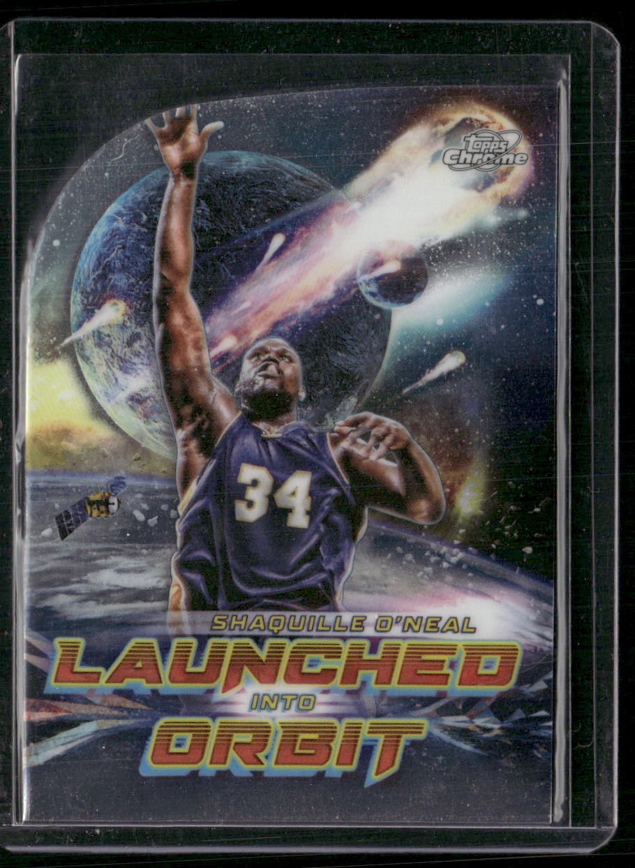 2023-24 Topps Chrome Cosmic #LIO-21 Shaquille O'Neal Launched Into Orbit