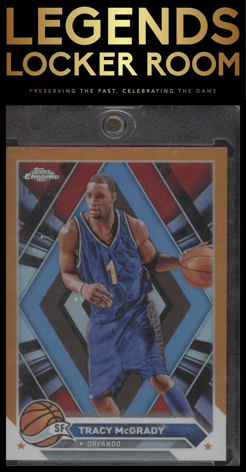 2023-24 Topps Chrome #24 Tracy McGrady Orange Refractors #/25