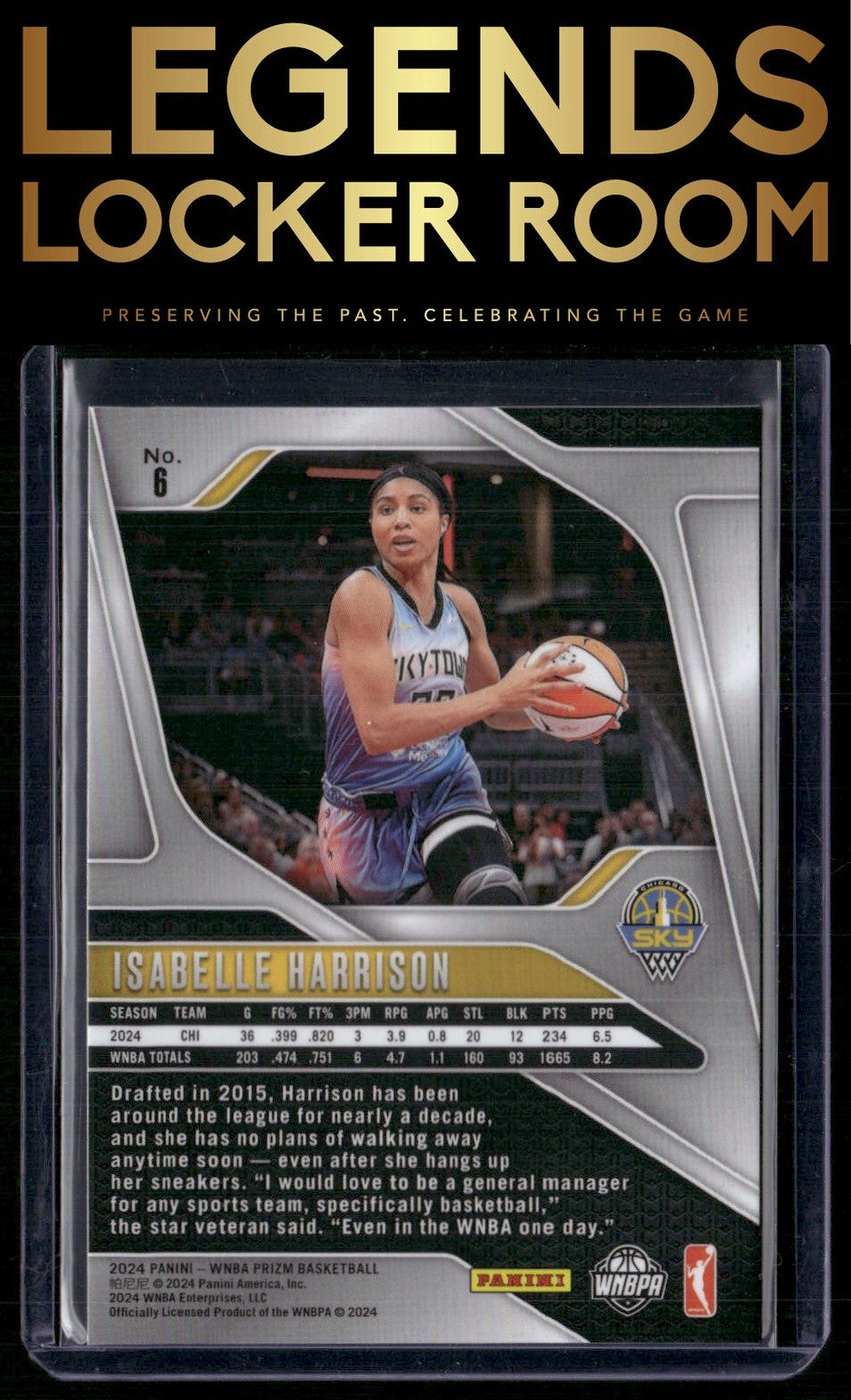 2024 Panini Prizm WNBA #6 Isabelle Harrison