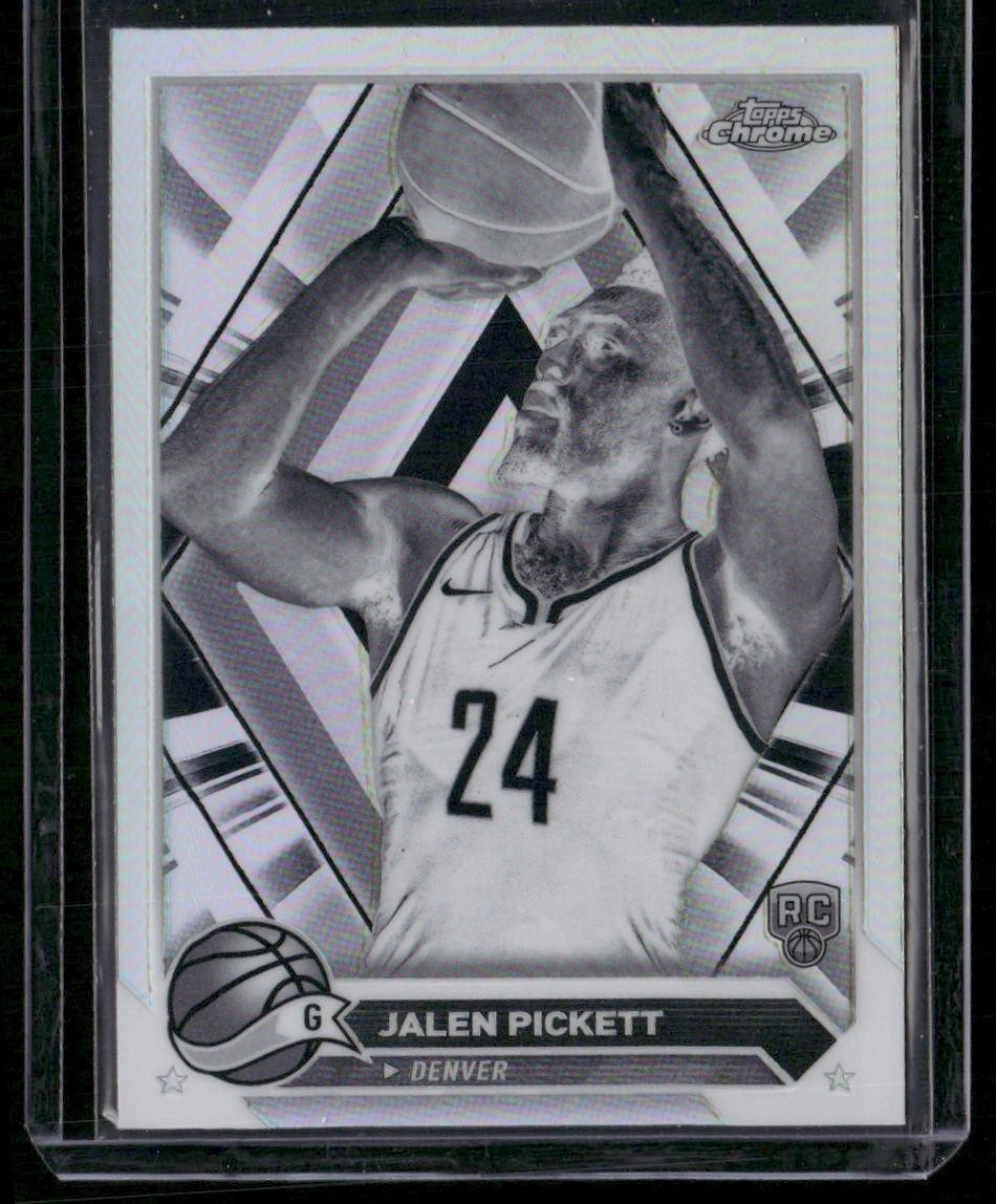 2023-24 Topps Chrome #165 Jalen Pickett Negative Refractors