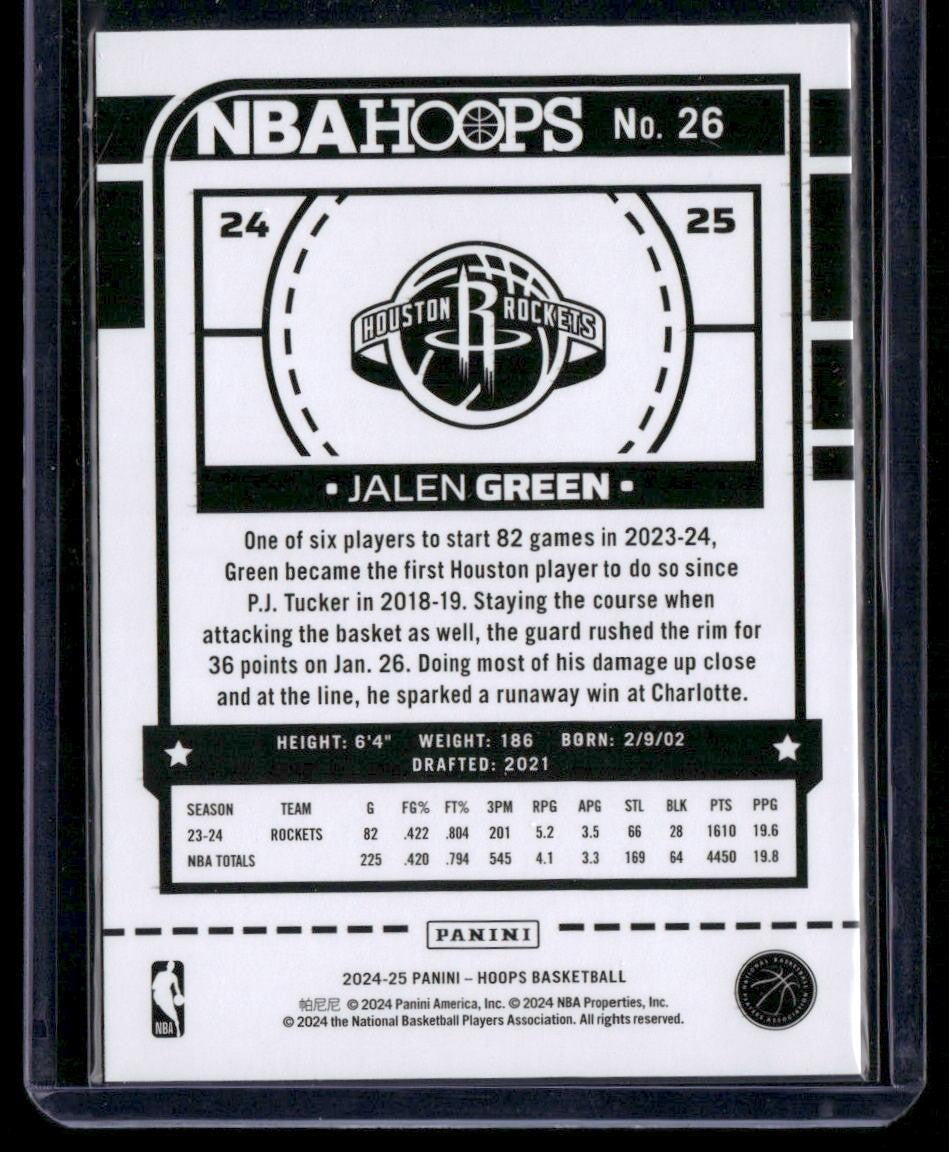 2024-25 Hoops #26 Jalen Green