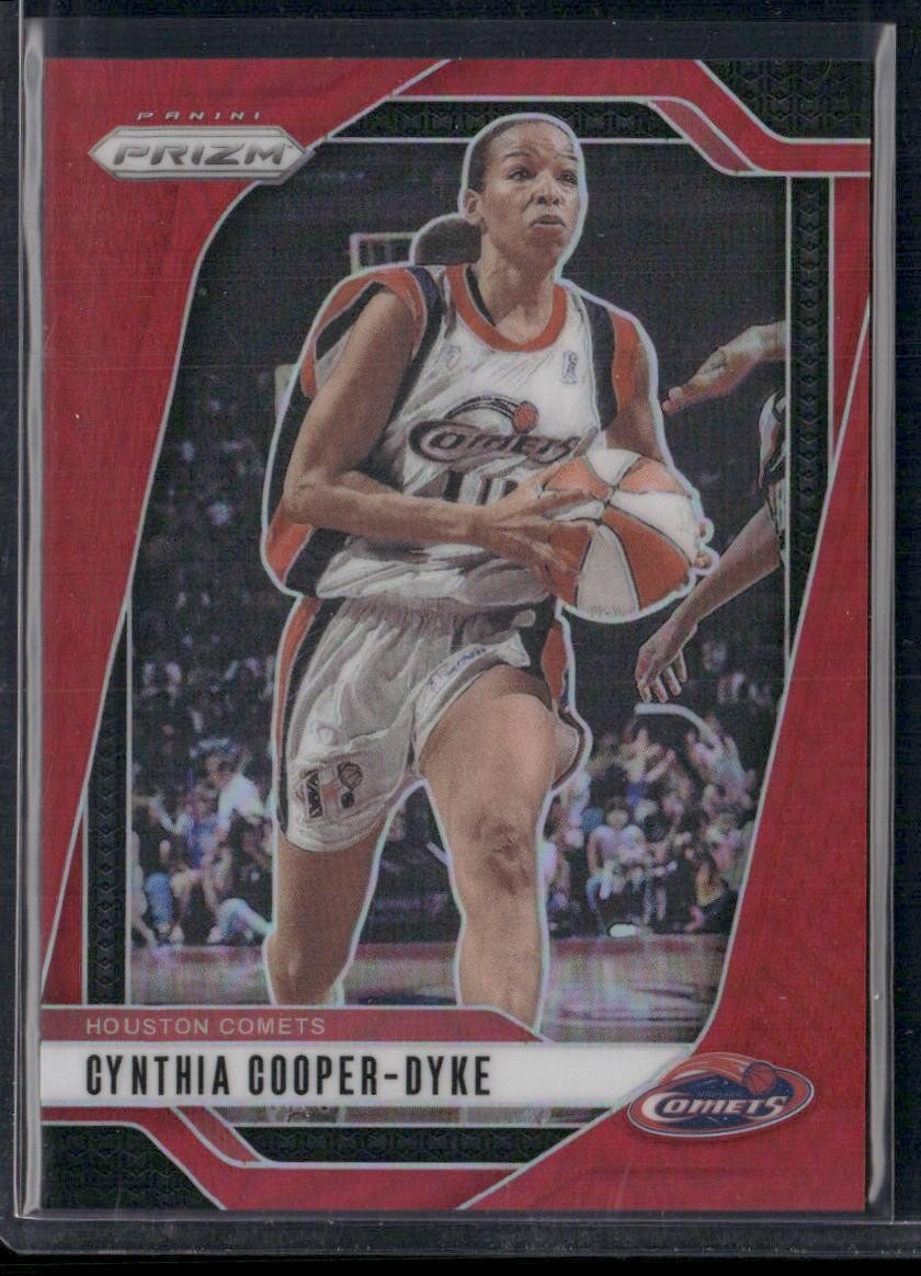 2024 Panini Prizm WNBA #21 Cynthia Cooper-Dyke Red Prizms #/299