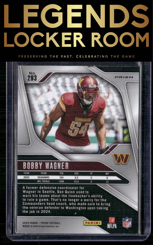 2024 Panini Prizm #293 Bobby Wagner Silver