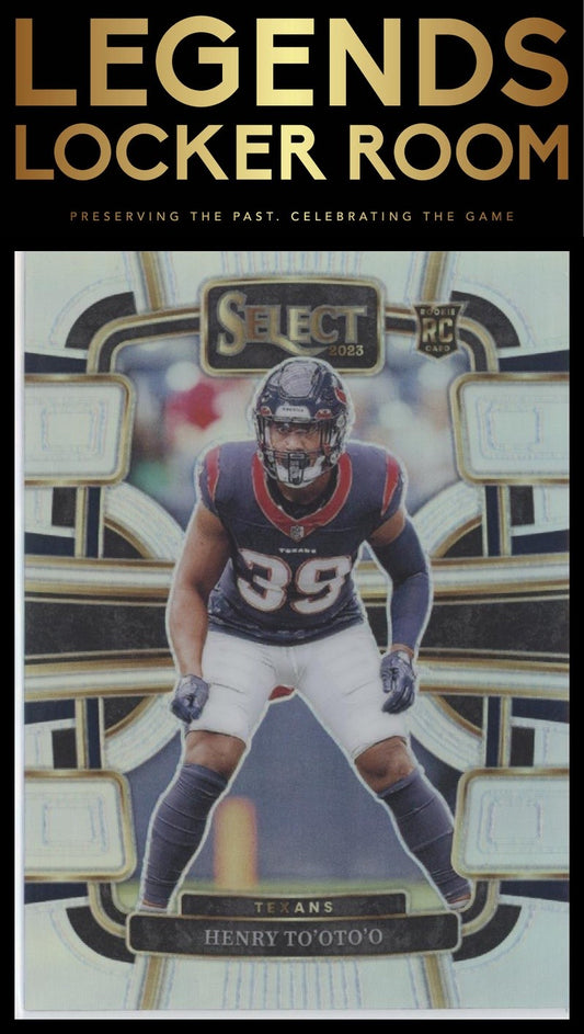 2023 Panini Select #39 Henry To'oTo'o Silver Prizms