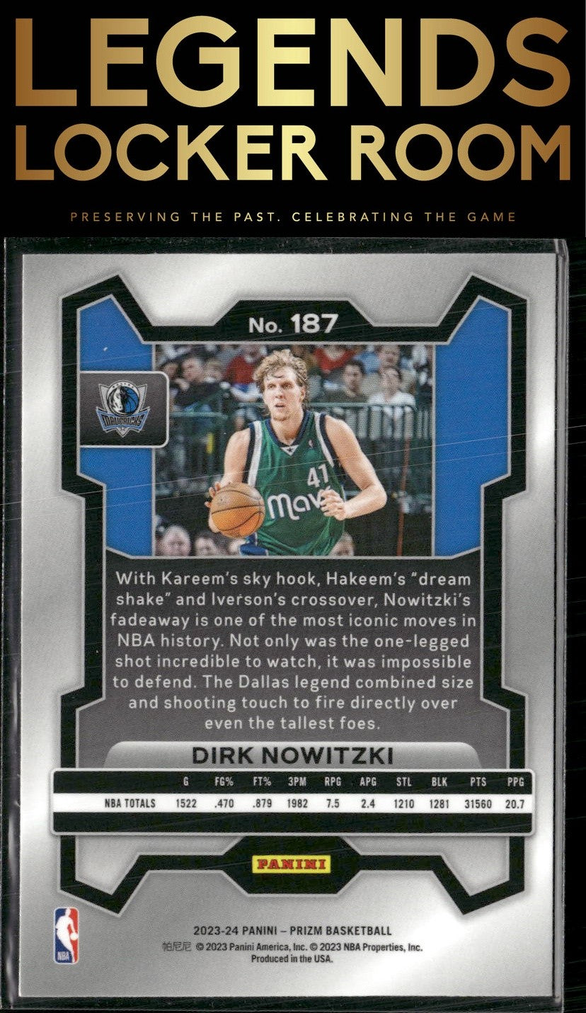 2023-24 Panini Prizm #187 Dirk Nowitzki