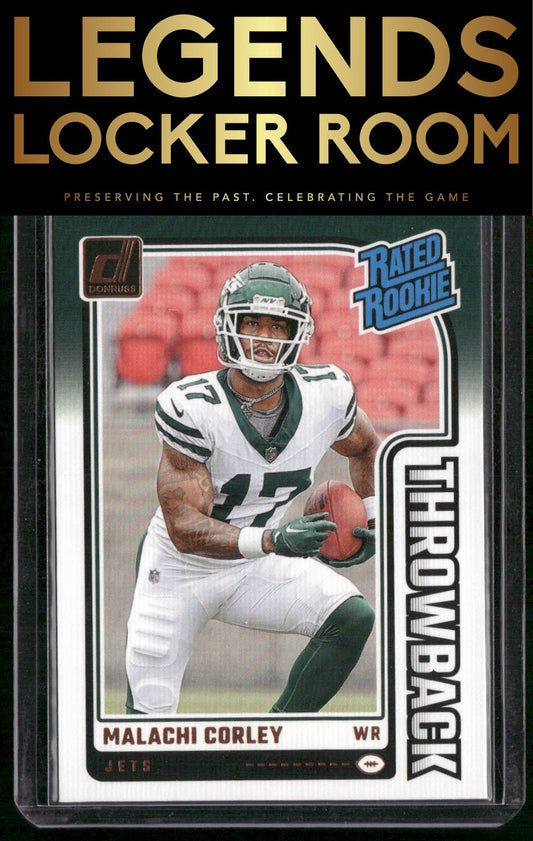 2024 Donruss #37 Malachi Corley Rated Rookies Throwback