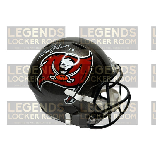 Brad Johnson Signed Tampa Bay Buccaneers Helmet - Certificate of Authenticity 