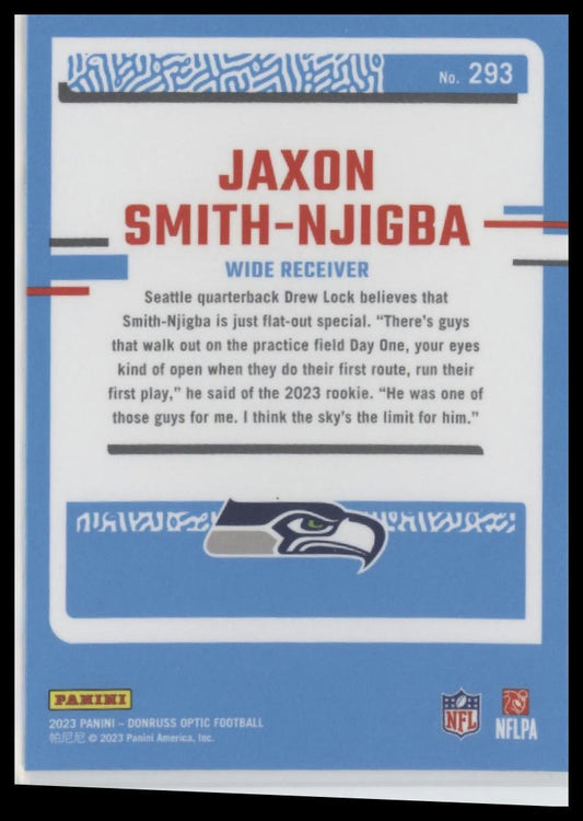 2023 Donruss Optic #293 Jaxon Smith-Njigba