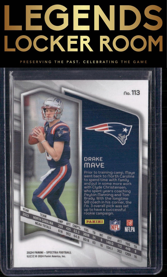 2024 Panini Spectra #113 Drake Maye