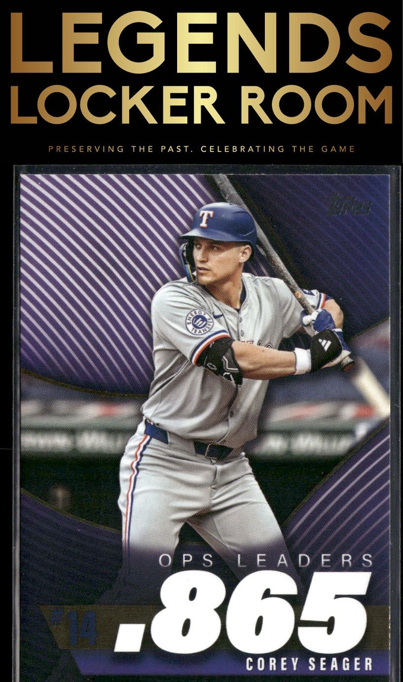 2025 Topps #OPS-14 Corey Seager OPS Leaders