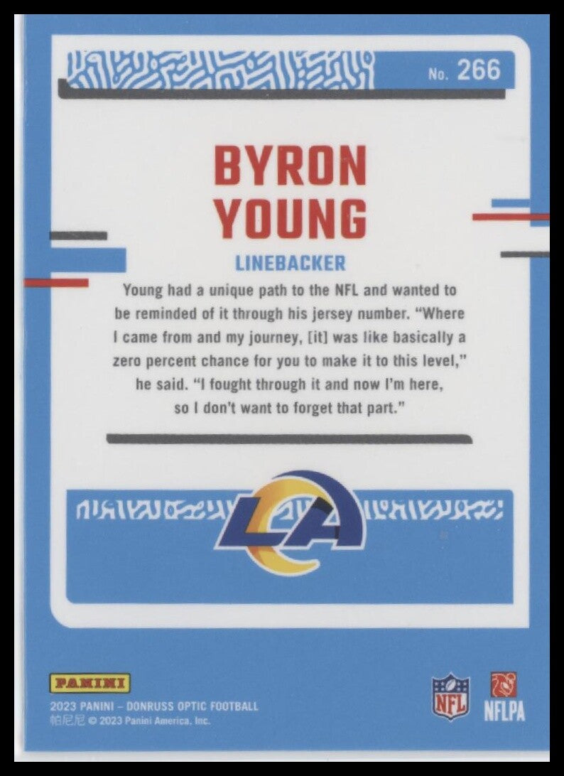 2023 Donruss Optic #266 Byron Young