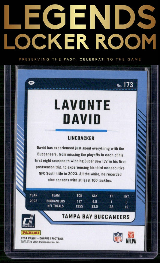 2024 Donruss #173 Lavonte David
