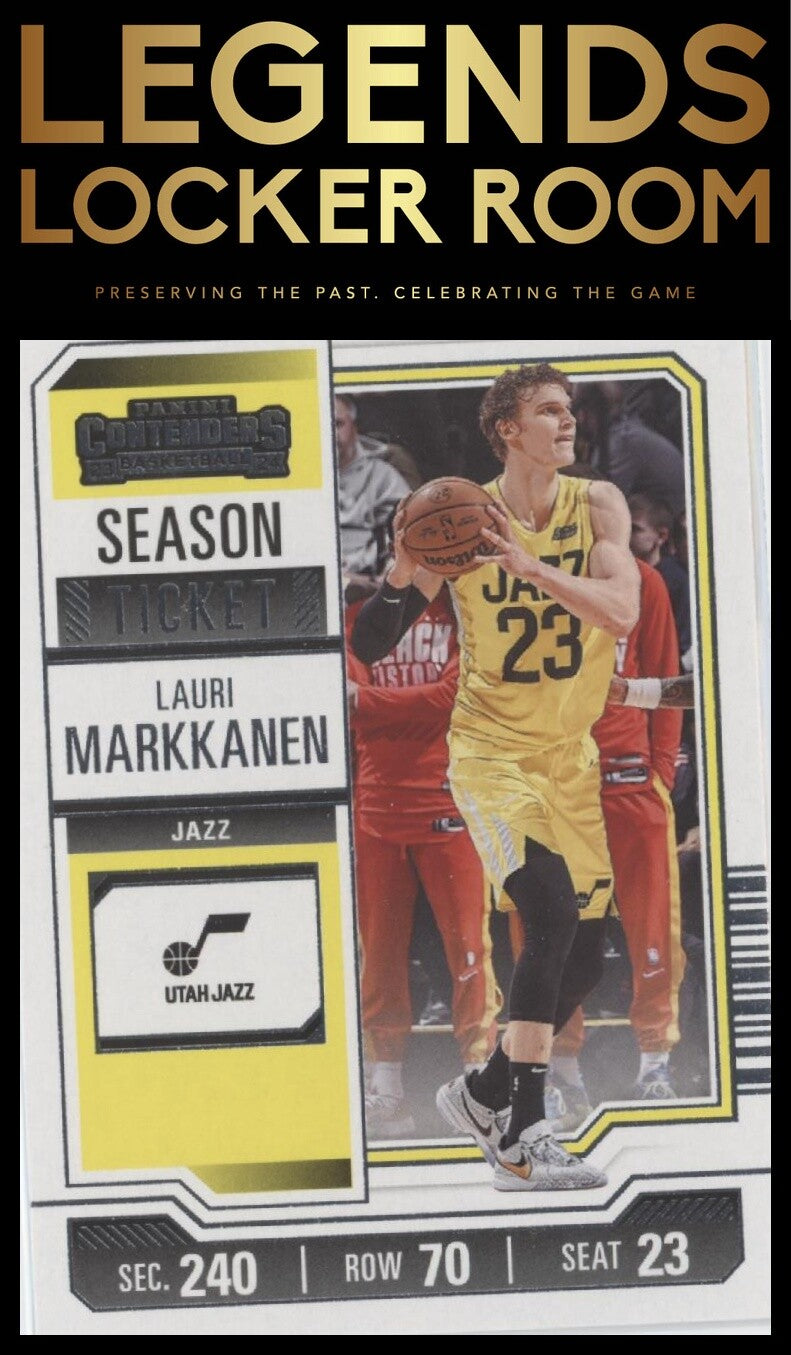 2023-24 Panini Contenders #3 Lauri Markkanen Season Ticket Retail
