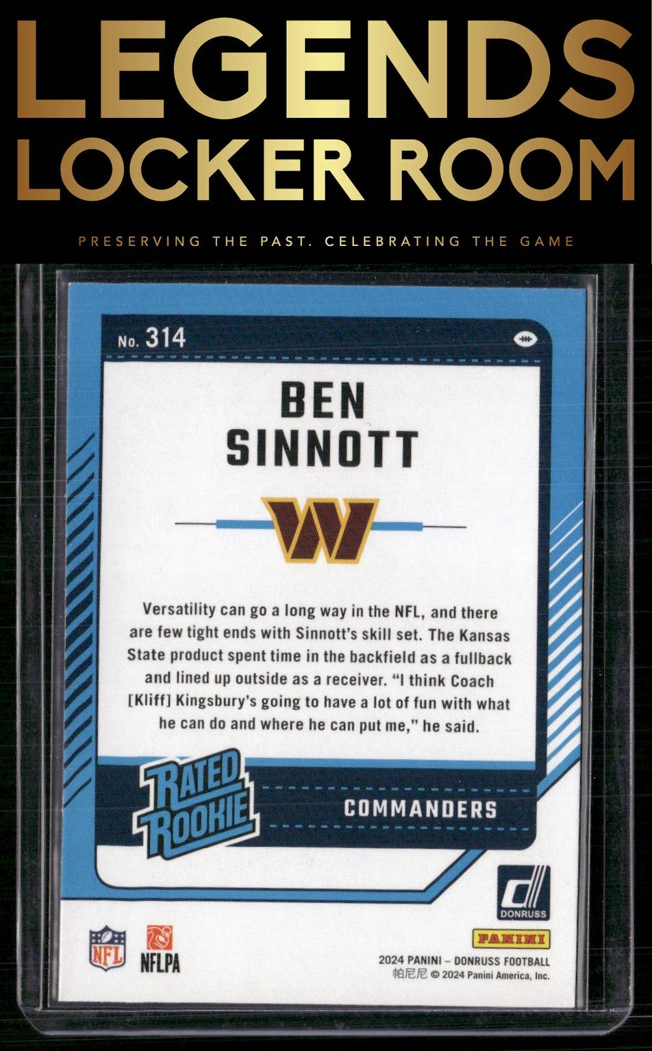 2024 Donruss #314 Ben Sinnott