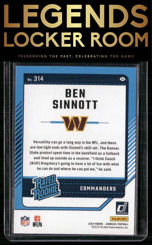 2024 Donruss #314 Ben Sinnott