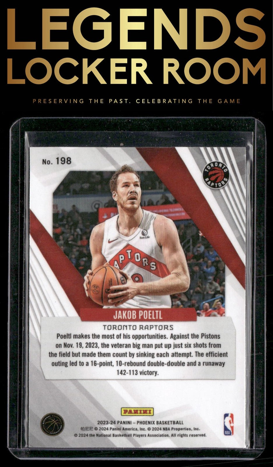 2023-24 Panini Phoenix #198 Jakob Poeltl