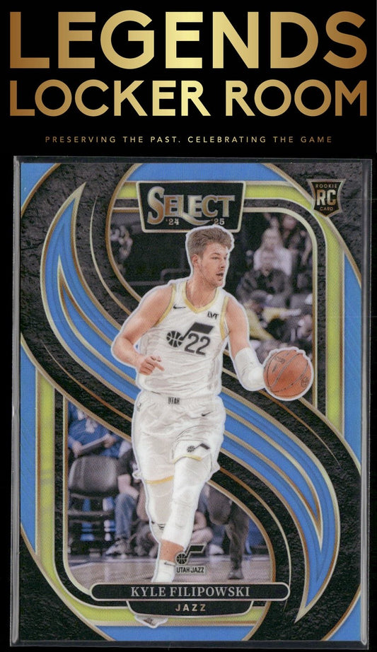 2024-25 Panini Select #170 Kyle Filipowski Light Blue Prizm #/299