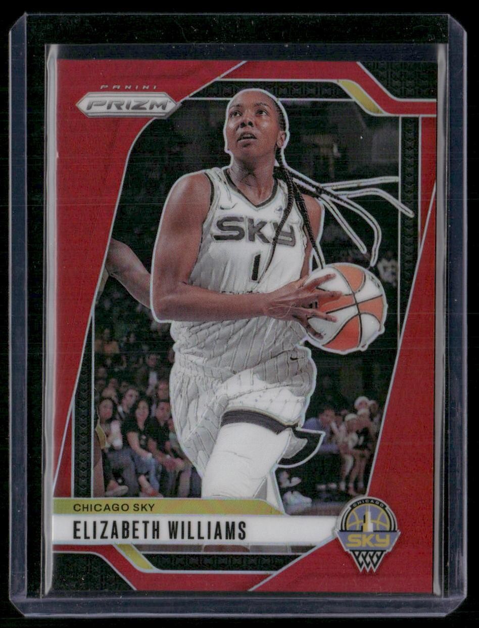 2024 Panini Prizm WNBA #24 Elizabeth Williams Red Prizms #/299