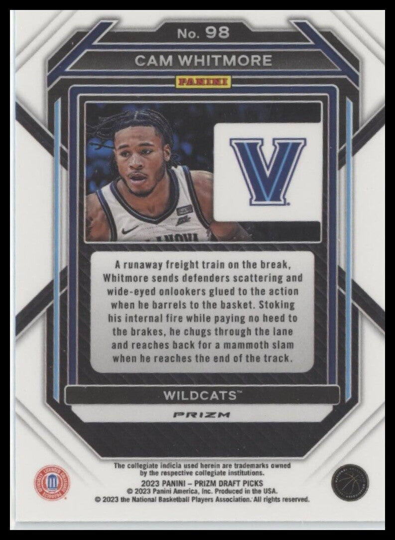 2023 Panini Prizm Draft Picks #98 Cam Whitmore Red #/299