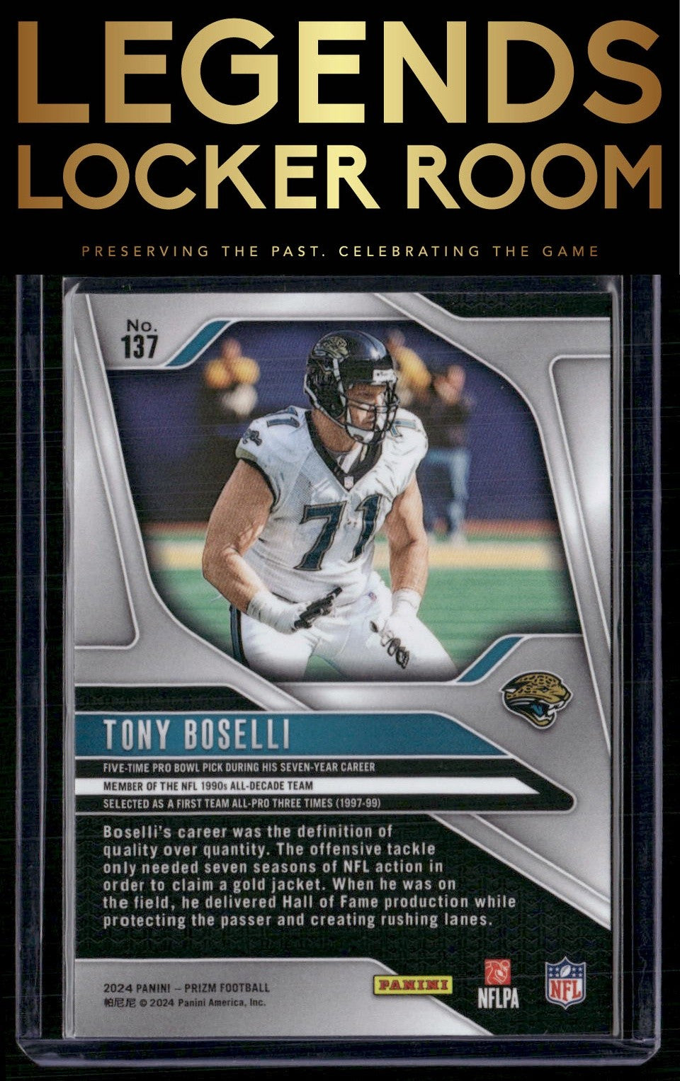 2024 Panini Prizm #137 Tony Boselli
