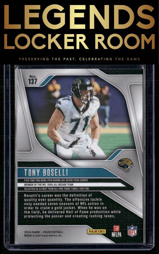 2024 Panini Prizm #137 Tony Boselli