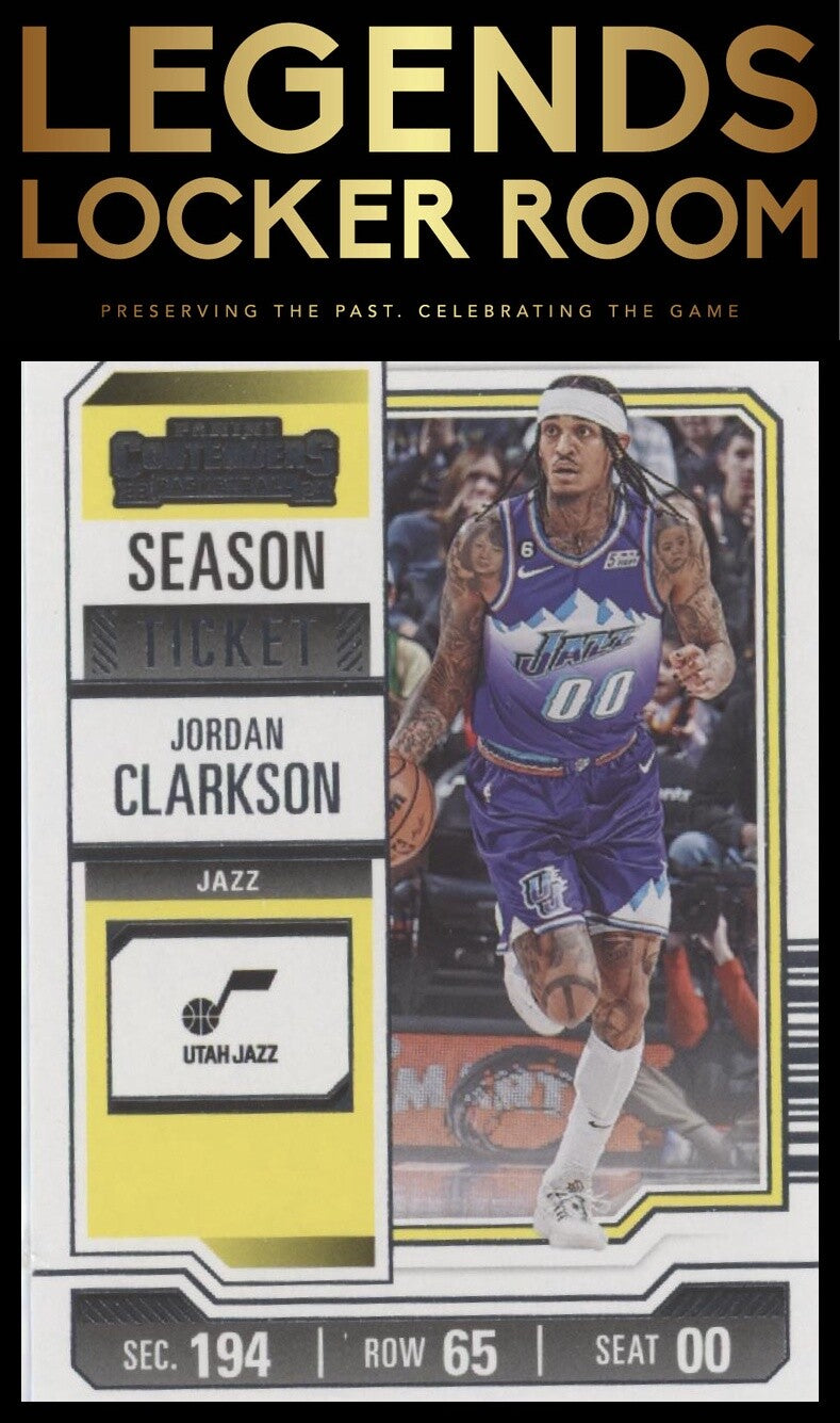 2023-24 Panini Contenders #34 Jordan Clarkson Season Ticket Retail