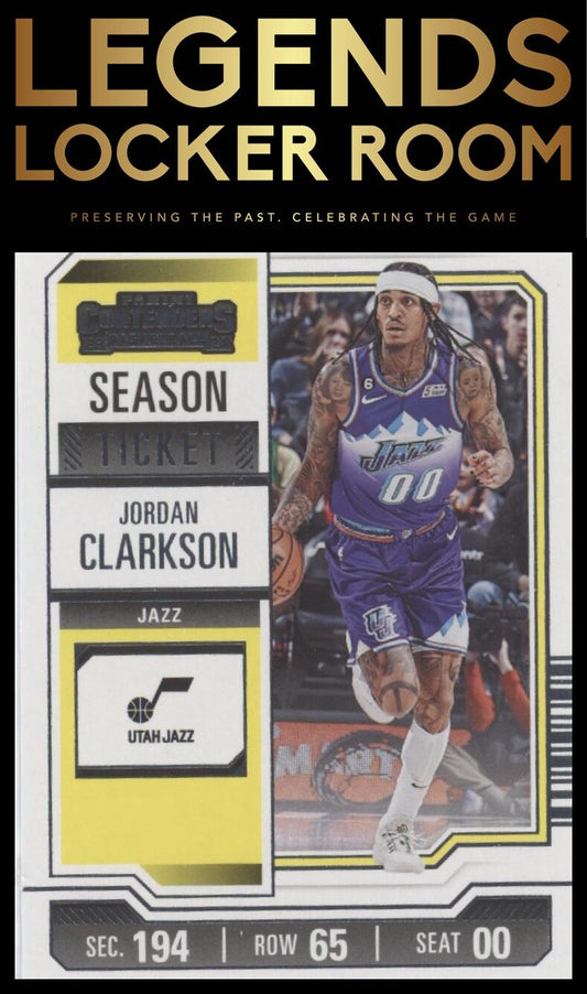2023-24 Panini Contenders #34 Jordan Clarkson Season Ticket Retail