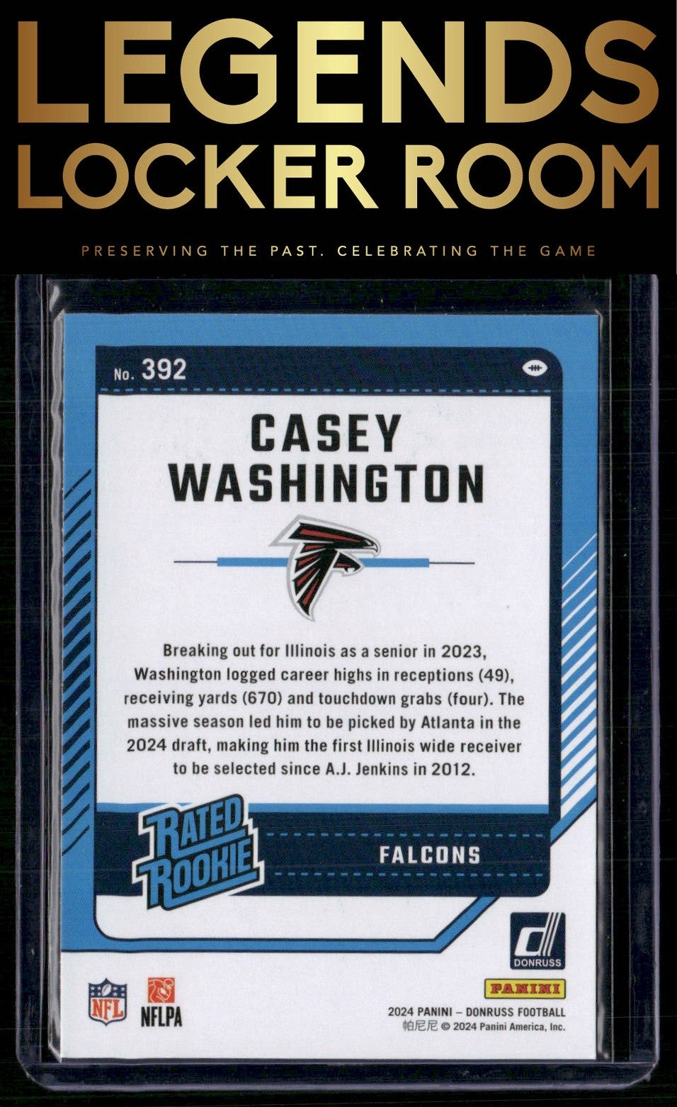 2024 Donruss #392 Casey Washington