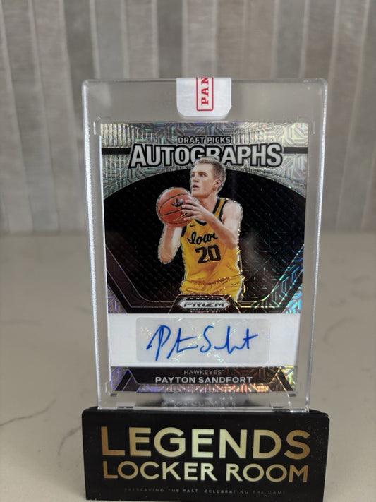 2024 Panini Prizm Draft Picks Payton Sandfort Mojo Auto /25