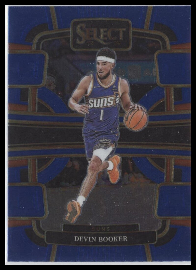 2023-24 Panini Select #58 Devin Booker Blue (Retail Base)