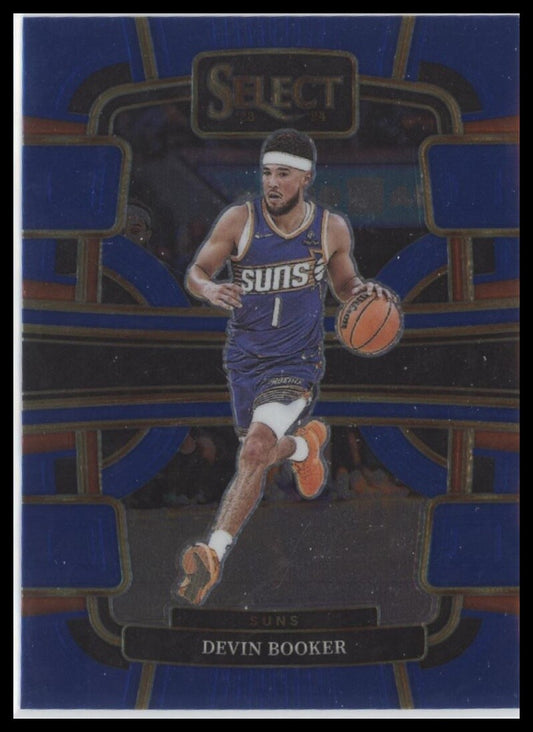 2023-24 Panini Select #58 Devin Booker Blue (Retail Base)
