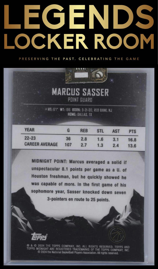 2023-24 Topps Midnight #62 Marcus Sasser Morning #/149