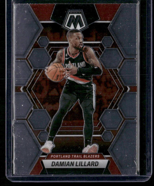 2022-23 Panini Mosaic #38 Damian Lillard