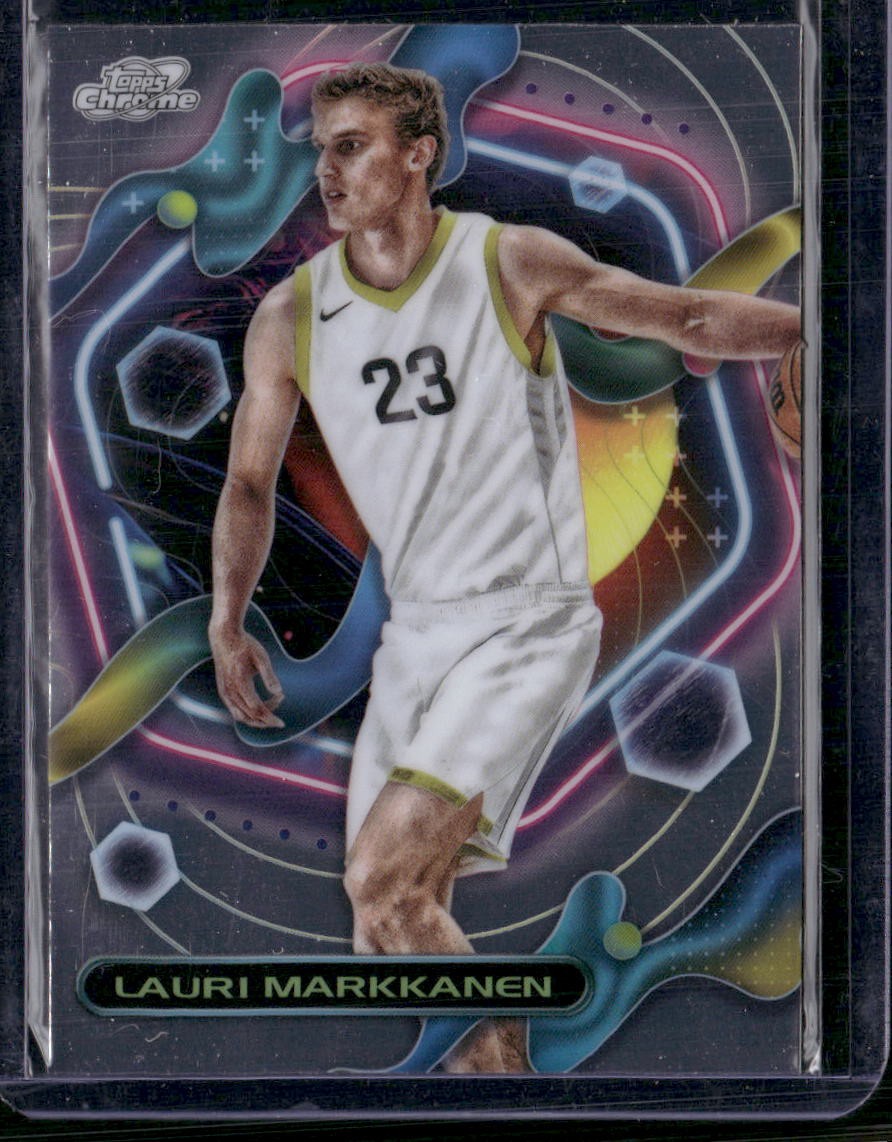 2023-24 Topps Chrome Cosmic #131 Lauri Markkanen