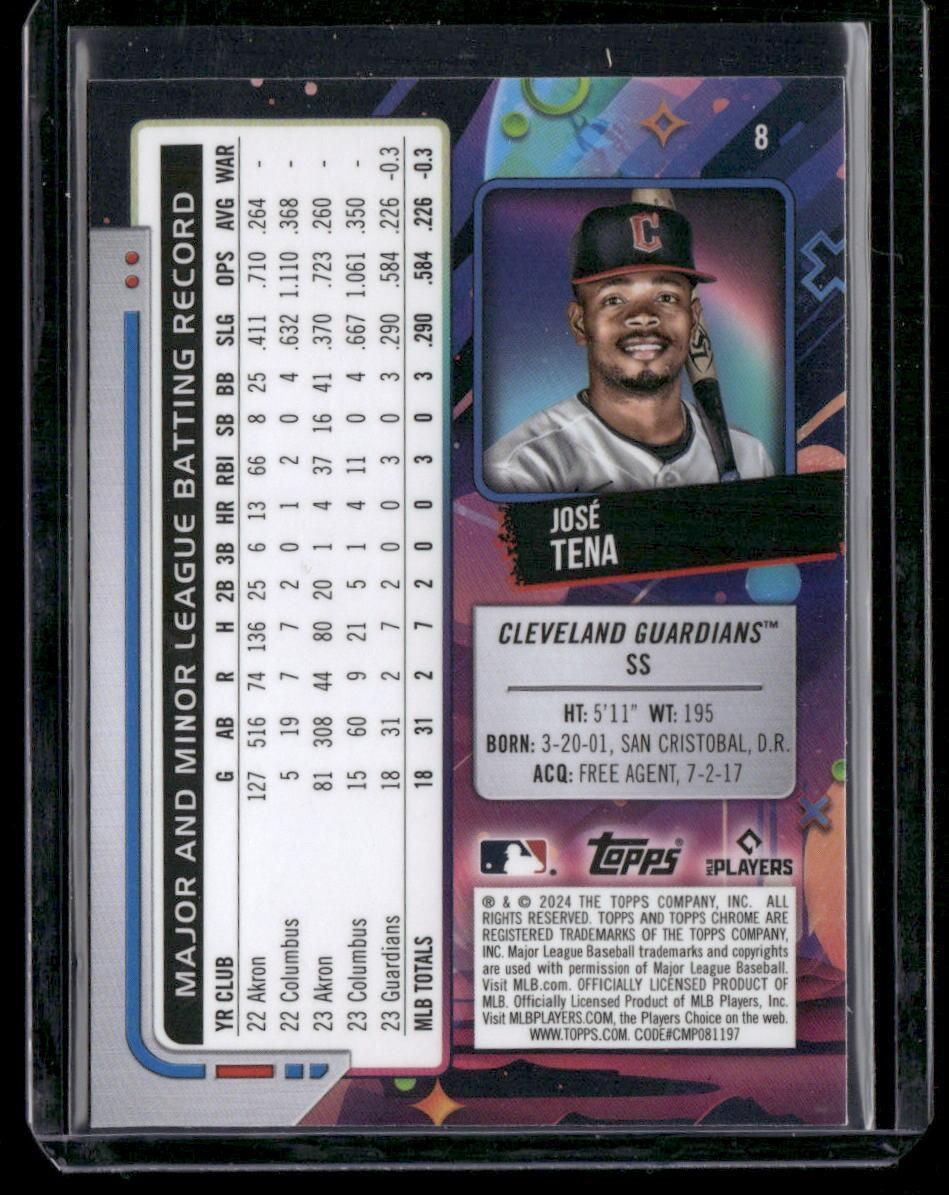 2024 Topps Chrome Cosmic #8 José Tena