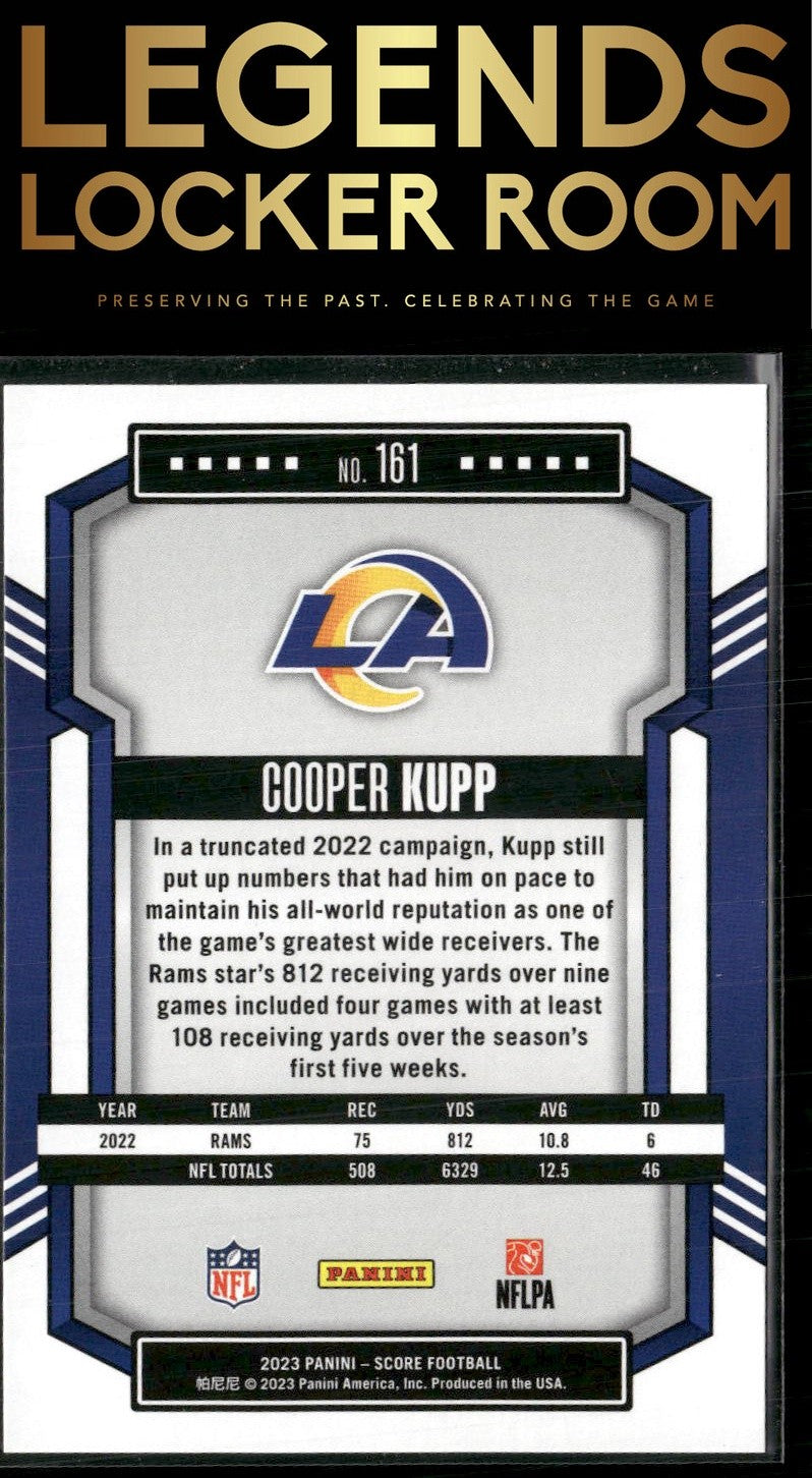 2023 Score #161 Cooper Kupp